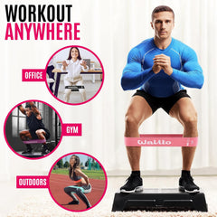 Fabric Resistance Bands for Working Out - Booty Bands for Legs -Glutes Training for Women and Men