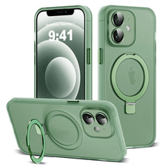 iPhone 11 Magnetic Ring Stand Case | Mag-Safe Compatible | Full Lens Protection | Slim Drop-Proof Design | Pink