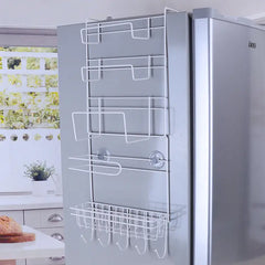 Kitchen Utensil Fridge Hanging Rack Organizer