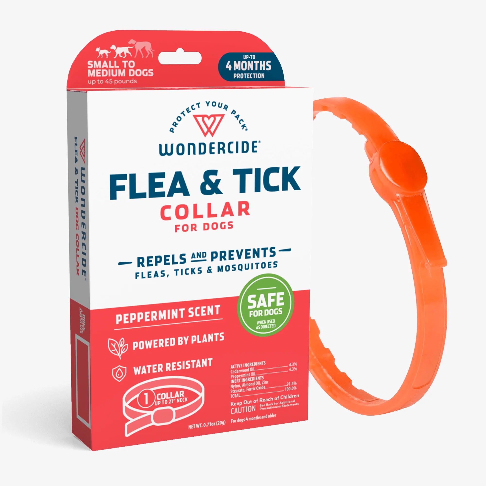 Flea & Tick Collar for Dogs + Cats with Natural Essential Oils