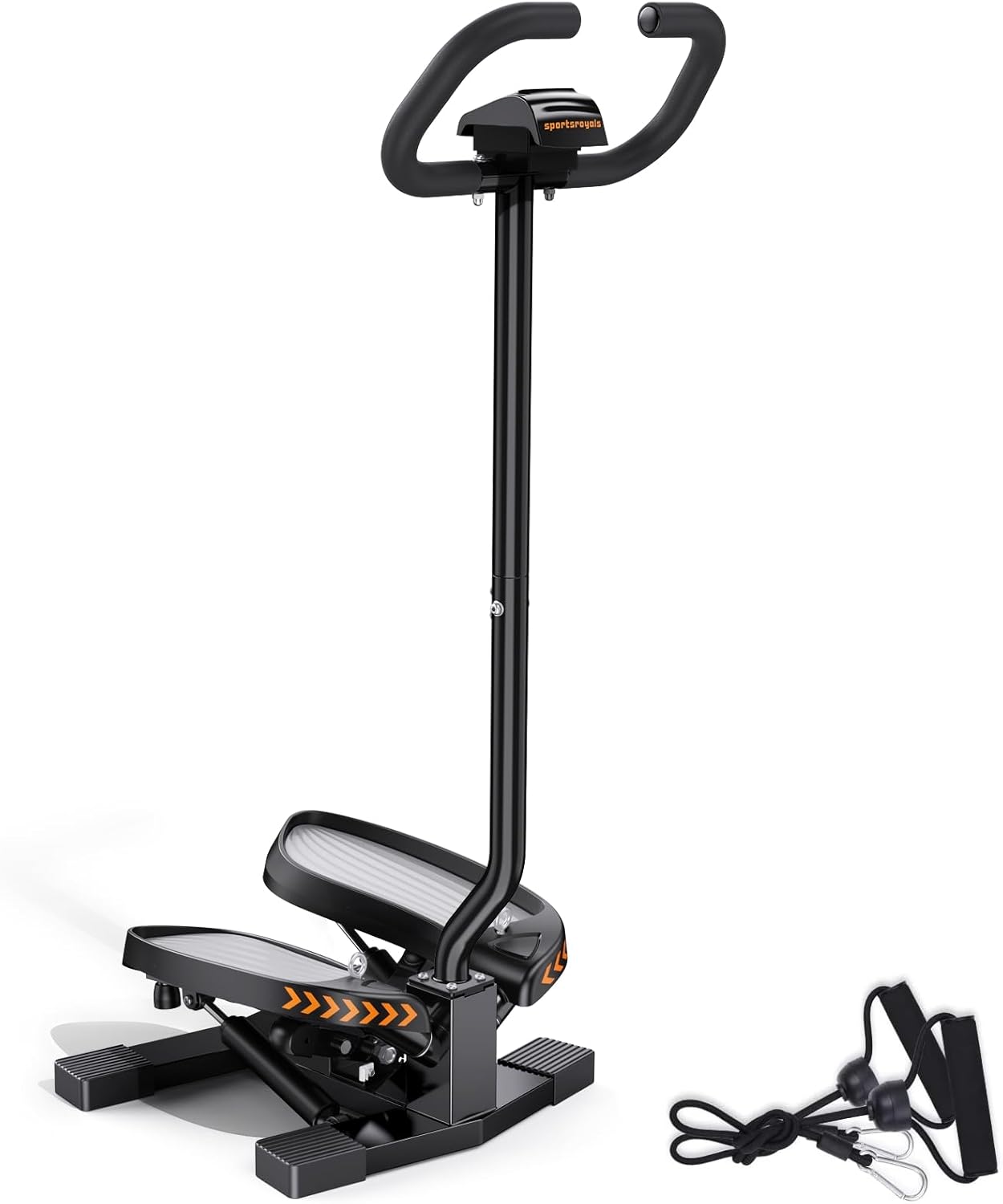 Stair Stepper,Twist/Mini Stepper for Exercise at Home,Step Machine with Resistance Bands for Full Body Workout