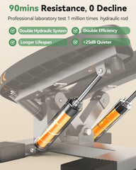 Stair Stepper,Twist/Mini Stepper for Exercise at Home,Step Machine with Resistance Bands for Full Body Workout