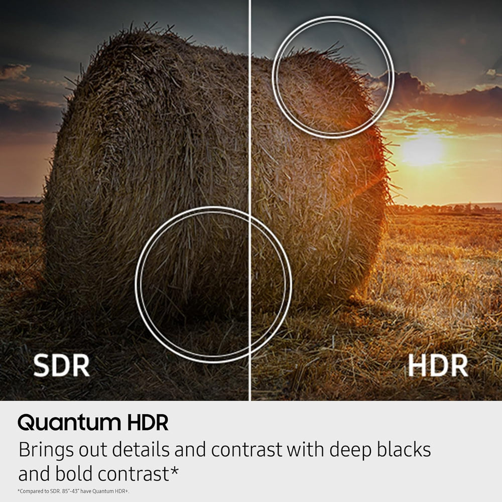 32-Inch Class QLED Q8F 4K UHD Smart TV (2025 Model) Q4 AI Processor, 100% 