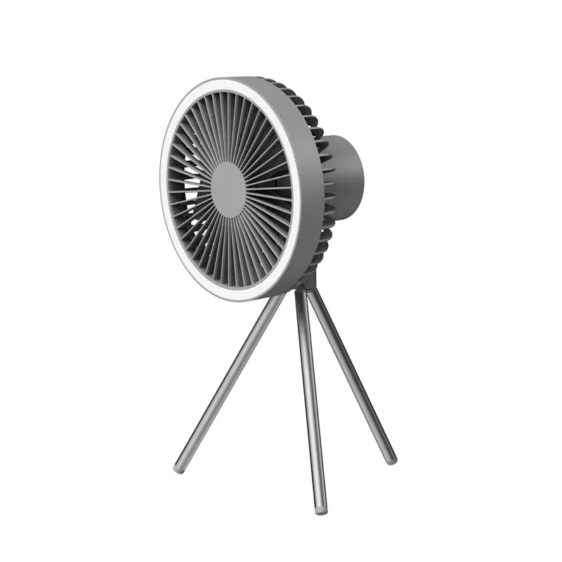 New Portable USB Tripod Fan with Camping Light