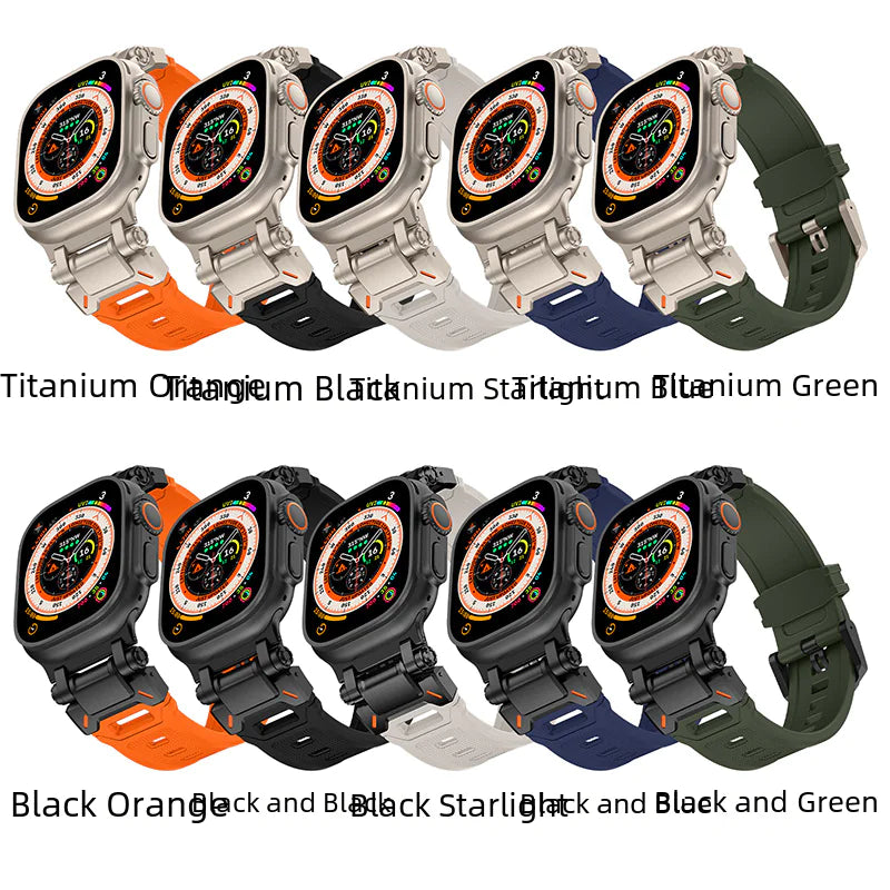 Titanium Stainless Steel + TPU Band for Apple Watch Ultra2