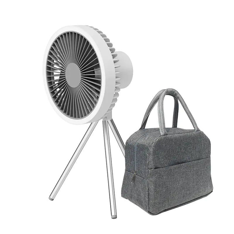 New Portable USB Tripod Fan with Camping Light