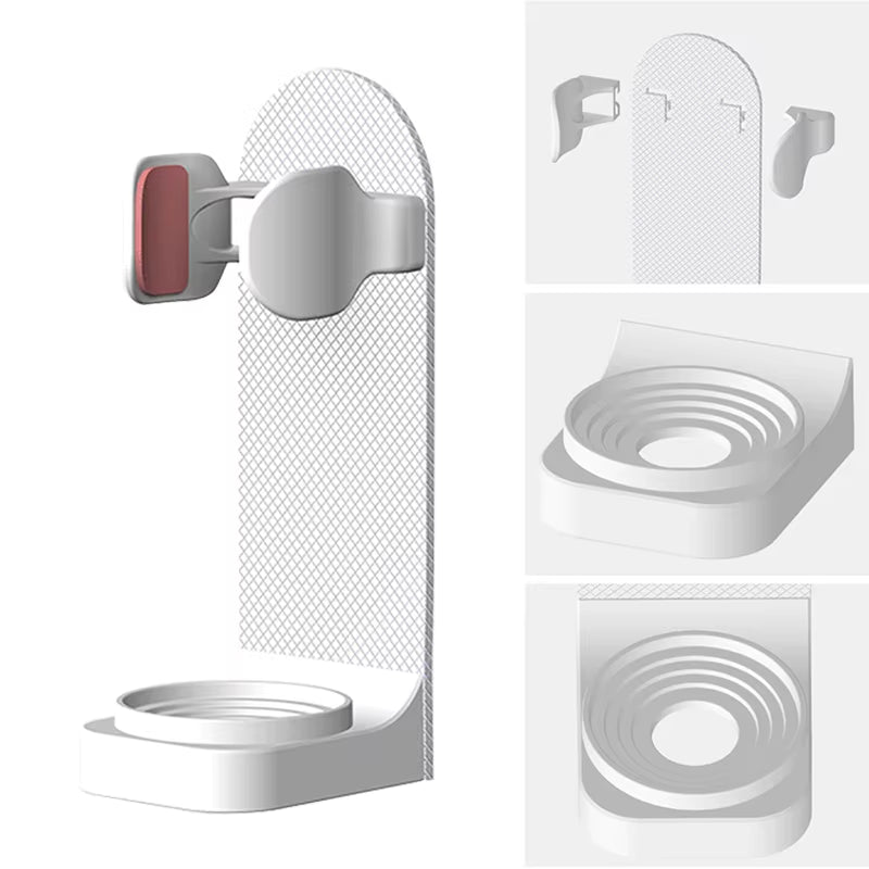 Revolutionary Adjustable Electric Toothbrush Holder - Non-Slip Silicone Wall Mount for 99% of Toothbrushes