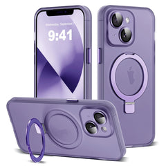 iPhone 11 Magnetic Ring Stand Case | Mag-Safe Compatible | Full Lens Protection | Slim Drop-Proof Design | Pink