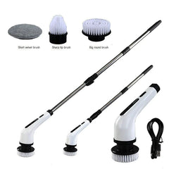 Extendable Wireless Electric Cleaning Brush Set (One Set)