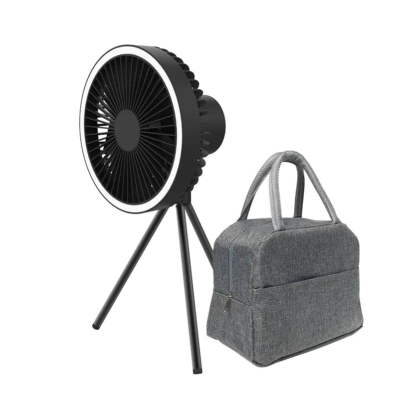 New Portable USB Tripod Fan with Camping Light